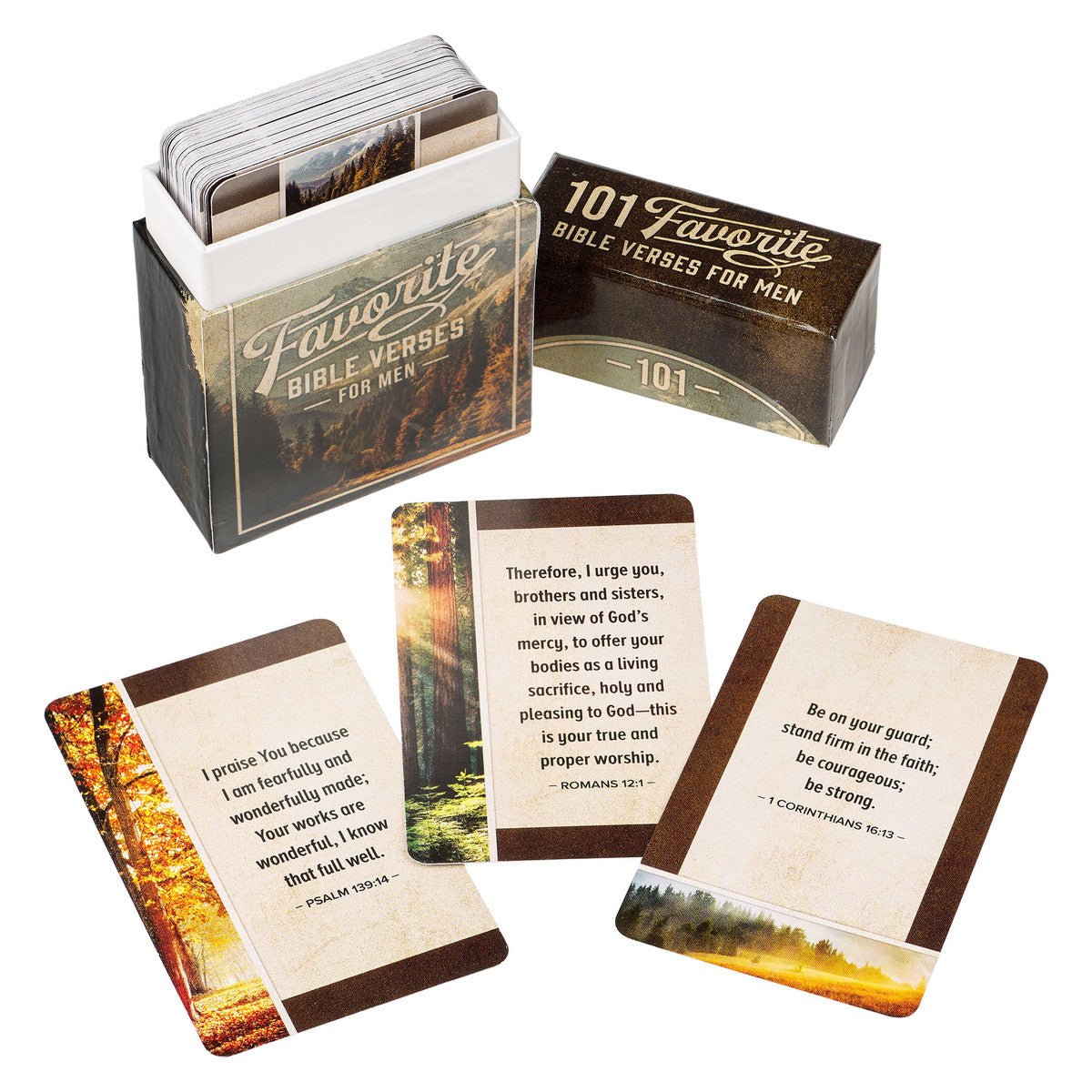 101 Favorite Bible Verses for Men Box of Blessings - Juli's Wearable Art
