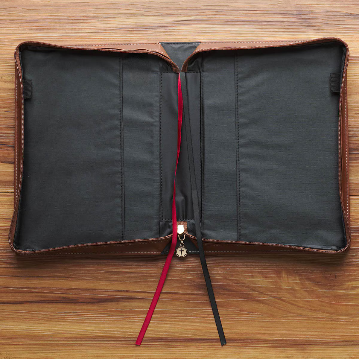 Trust Mottled Blush Faux Leather Fashion Bible Cover - Proverbs 3:5 | Large