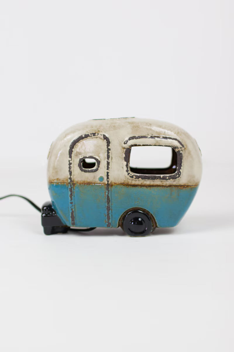Ceramic Camper Lamp