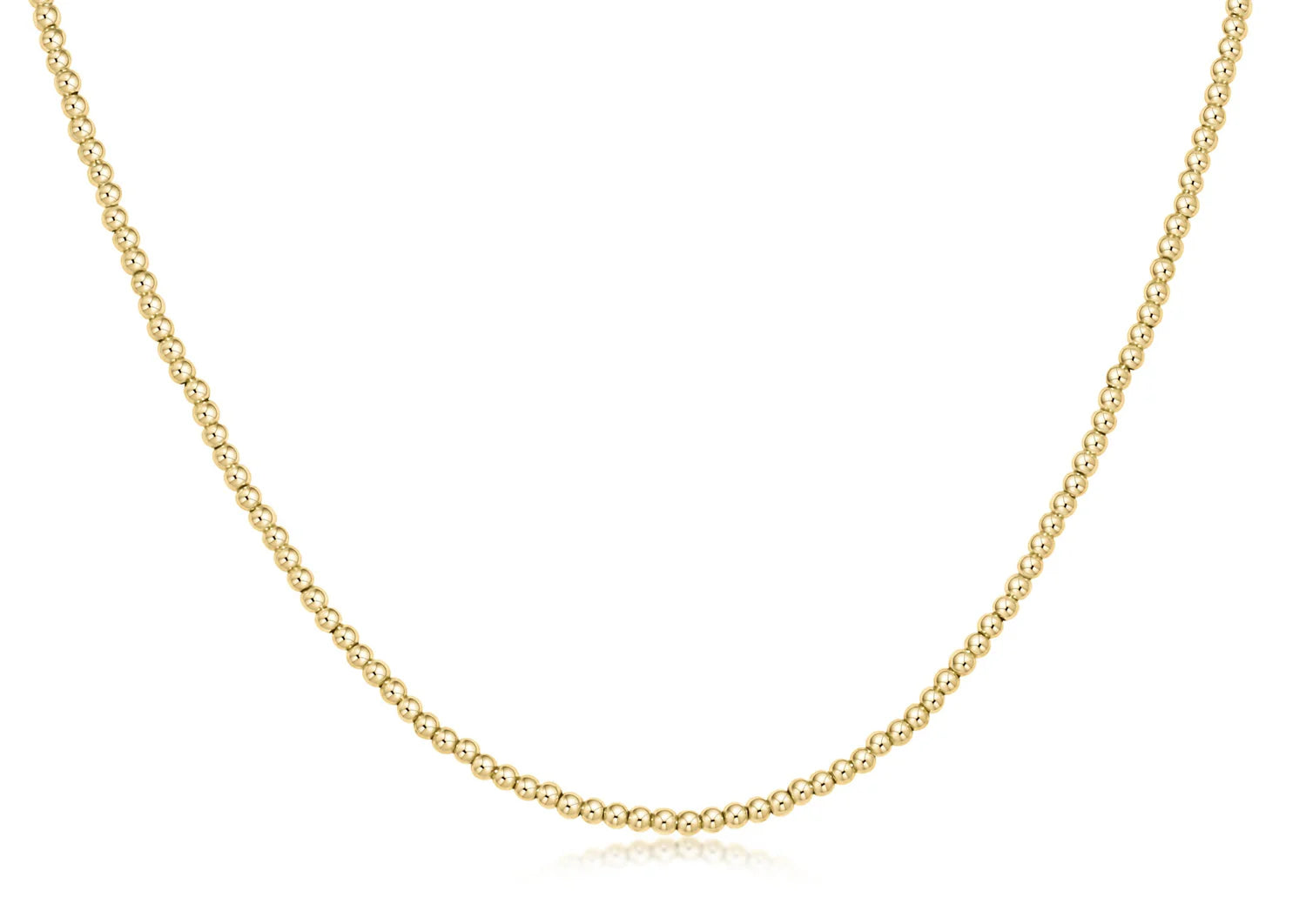 Enewton Choker Classic Gold 2mm Bead | 15"