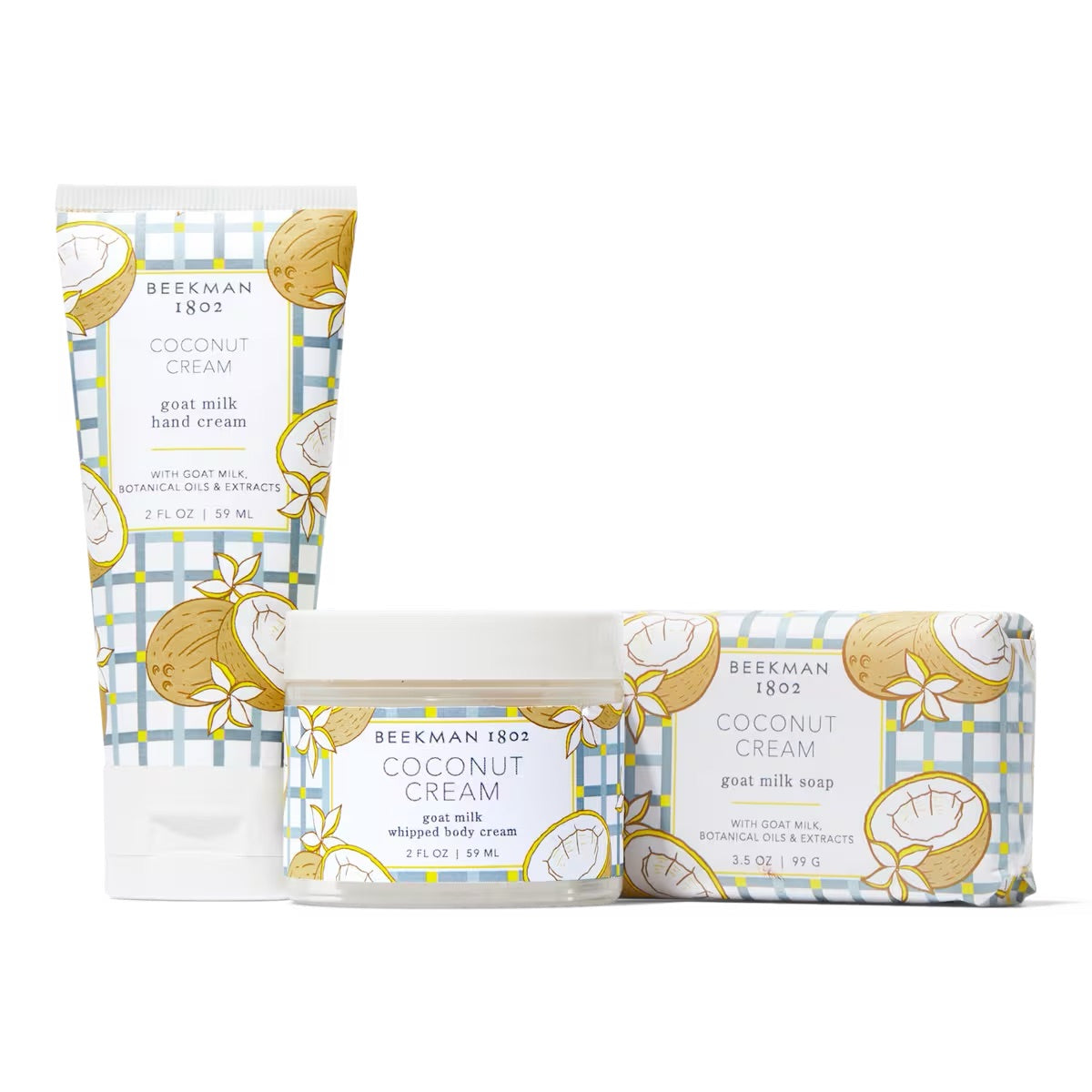 Beekman 1802 | 3pc Spa Gift Set | Coconut Cream