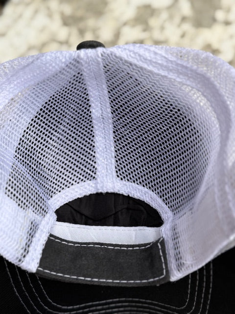 Bedford Bison Ball Cap โ Navy with Royal Blue Beading