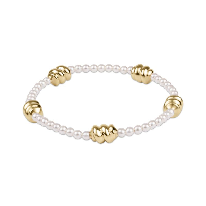 Enewton Admire | Gold | 3mm Pearl Bracelet