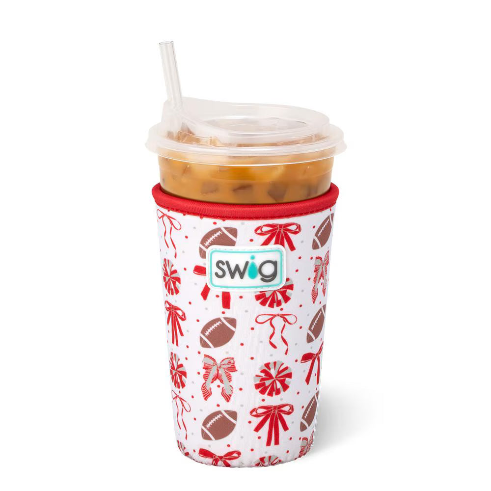 Swig - We've Got Spirit Red + Grey Iced Cup Coolie (Medium)
