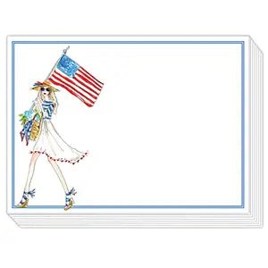 Americana Fashionista Mini Slab Notepad - Juli's Wearable Art