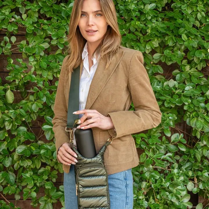 Army Green Shiny Hydrobag® with Army Green Solid Strap - Juli's Wearable Art