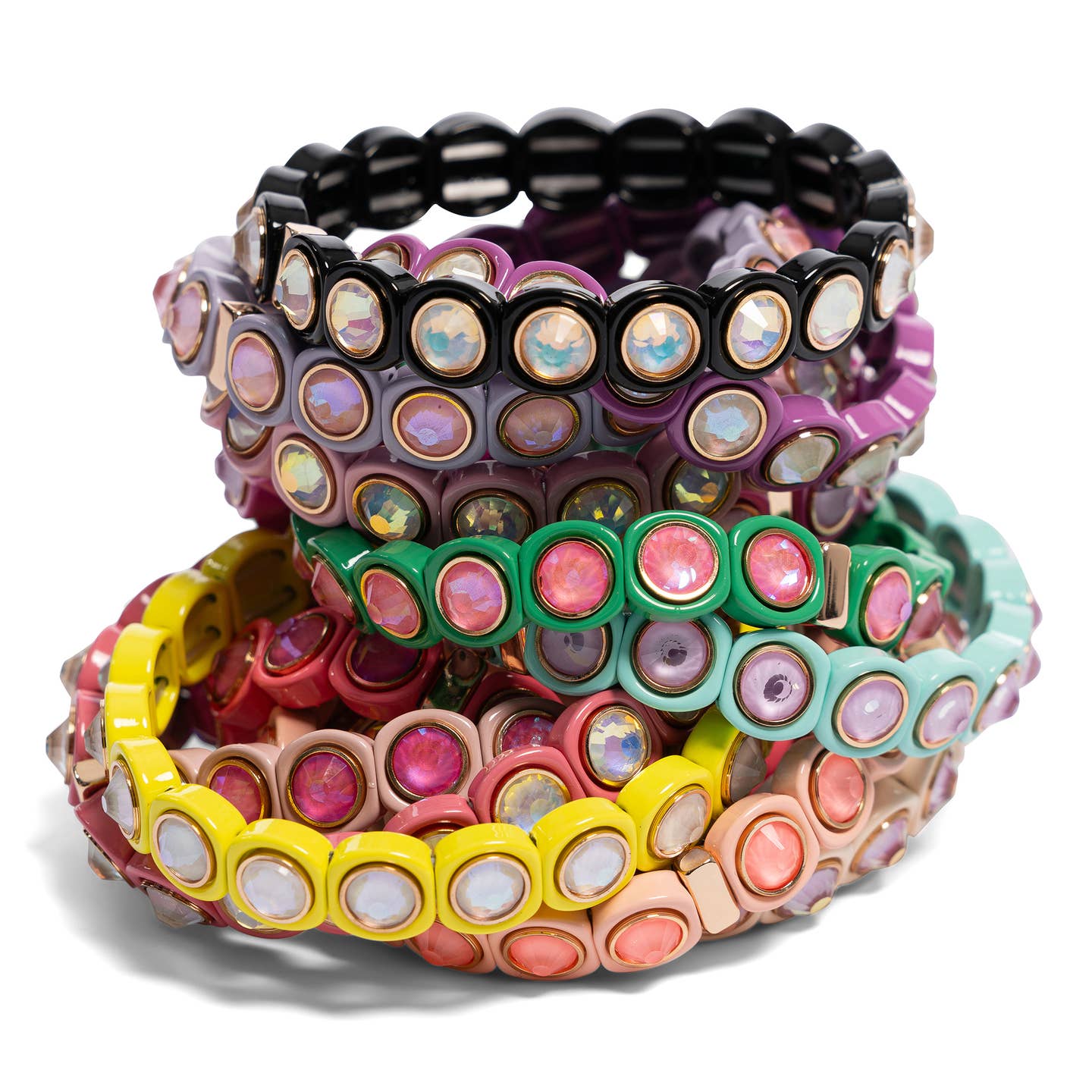 Aspen Jewel Crystal Stretch Bracelet - Juli's Wearable Art