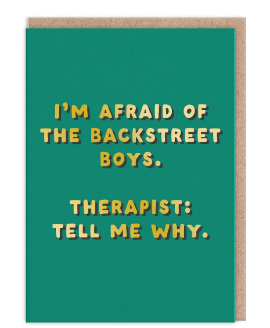 Backstreet Boys Greeting Card - Juli's Wearable Art