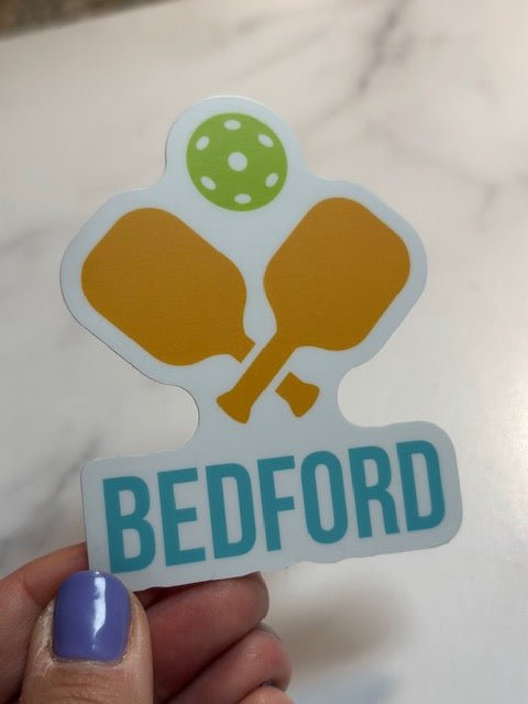 Bedford - "Just Dink It" Pickleball Paddles Sticker - Juli's Wearable Art
