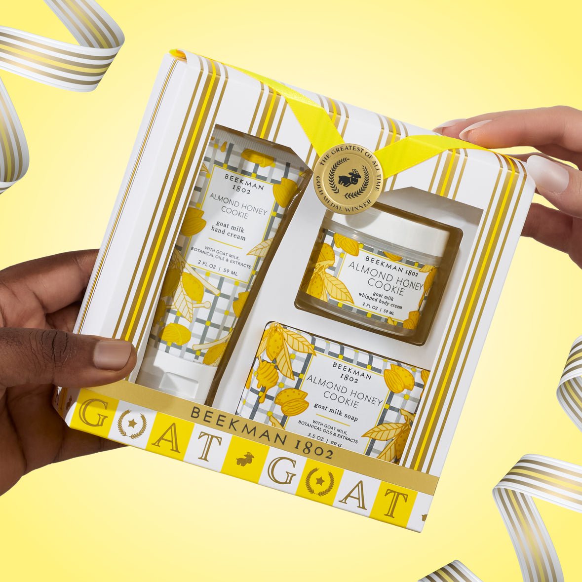 Beekman 1802 Almond Honey Cookie Goat Milk Holiday Spa Set - Juli's Wearable Art