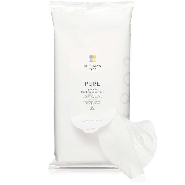 Beekman 1802 Facial Cleansing Wipes - Pure Goat Milk (Fragrance Free) - Juli's Wearable Art