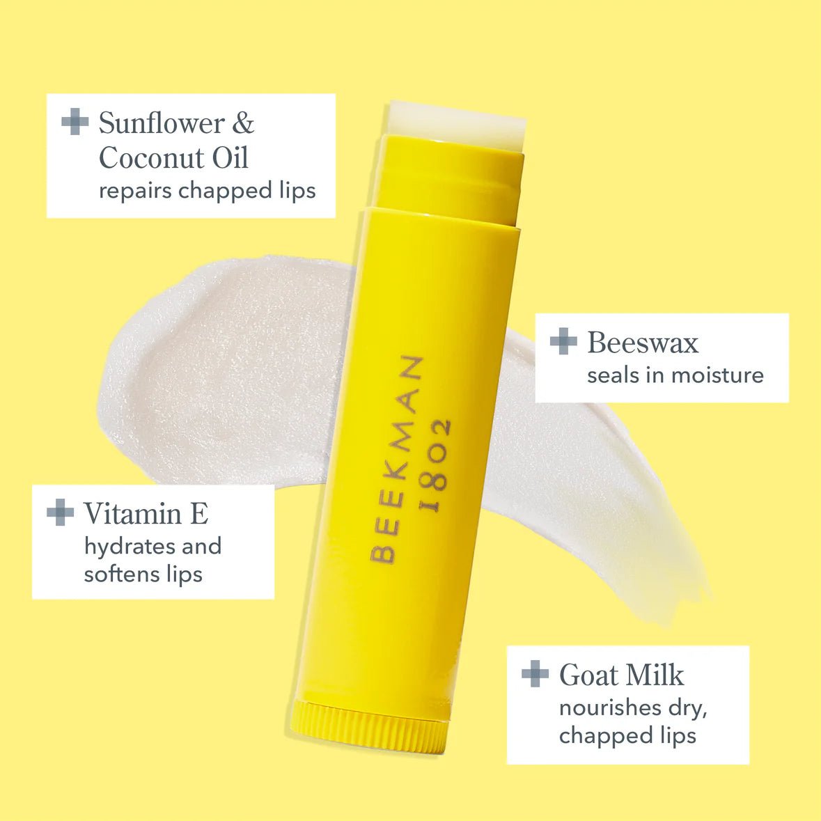 Beekman 1802 Lip Balm | Coconut Cream - Juli's Wearable Art