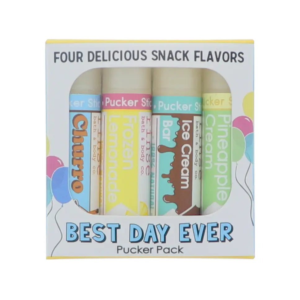 Best Day Ever Lip Balm Pack | Natural Lip Care Gift Set - Juli's Wearable Art