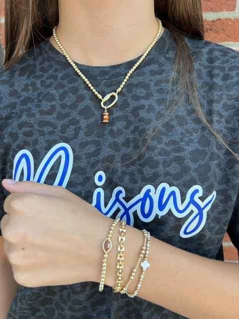 Black Leopard Print Bisons Tee – Unisex Fit - Juli's Wearable Art