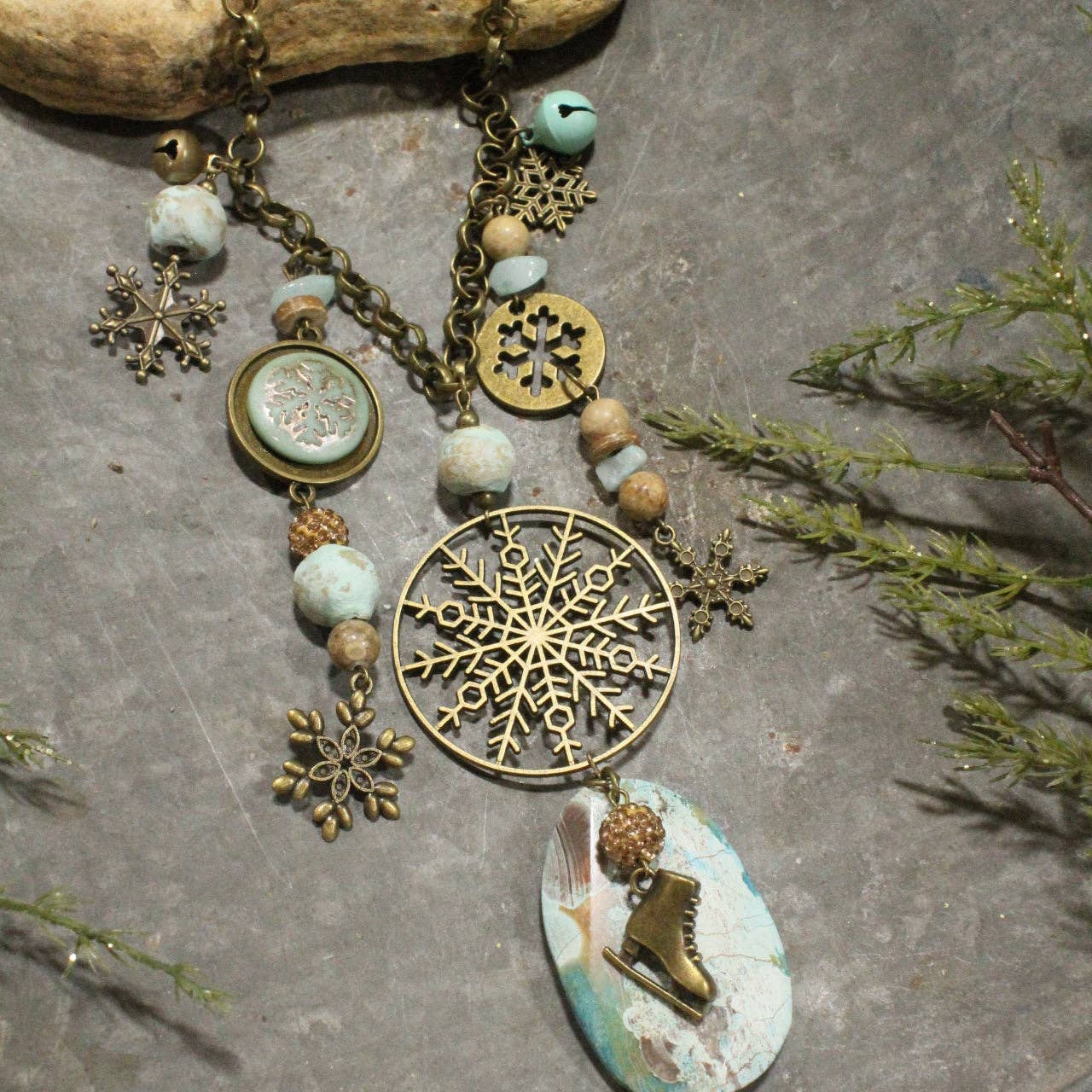 Blizzard Season Charm'd Necklace - Juli's Wearable Art