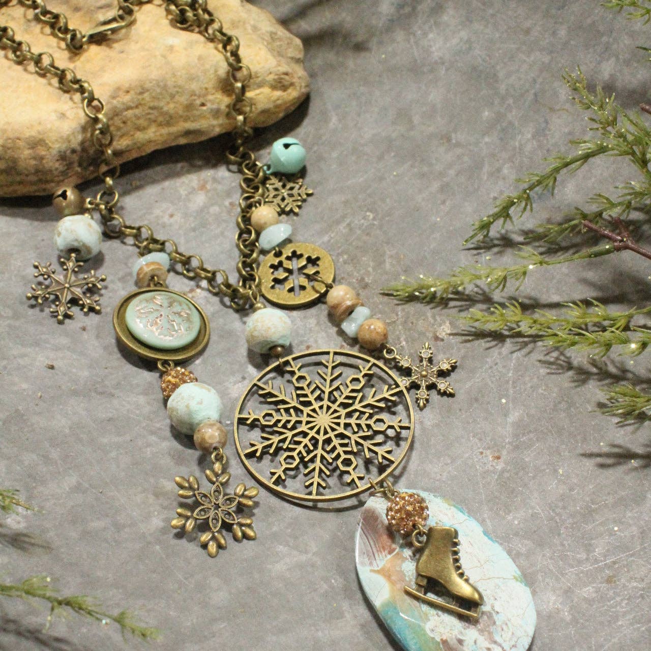 Blizzard Season Charm'd Necklace - Juli's Wearable Art