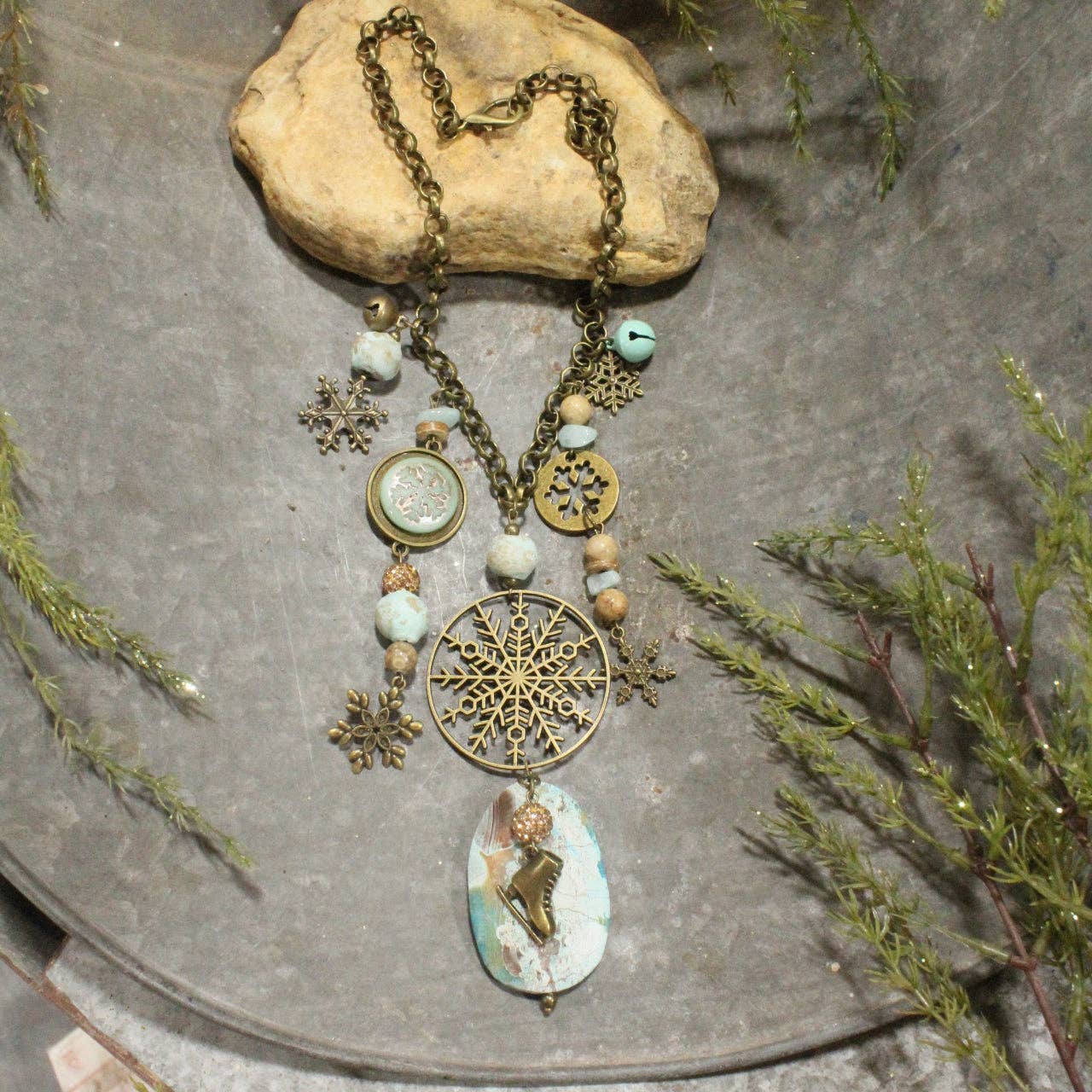 Blizzard Season Charm'd Necklace - Juli's Wearable Art