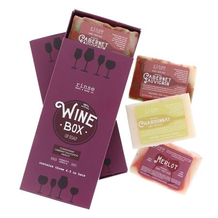 Box of Wine Soap – 3 - Bar Gift Set - Juli's Wearable Art