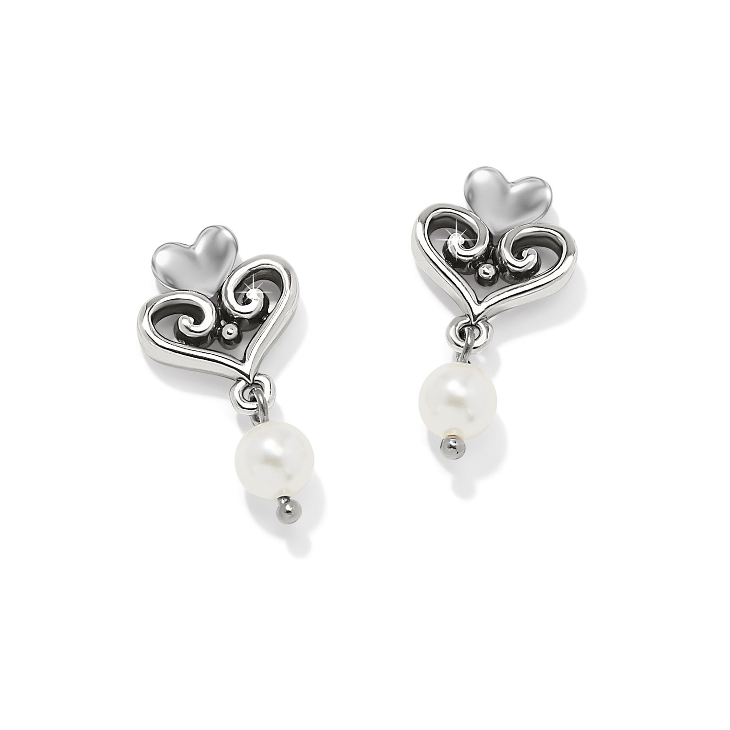 Brighton Alcazar Amor Pearl Post Drop Earrings - Juli's Wearable Art