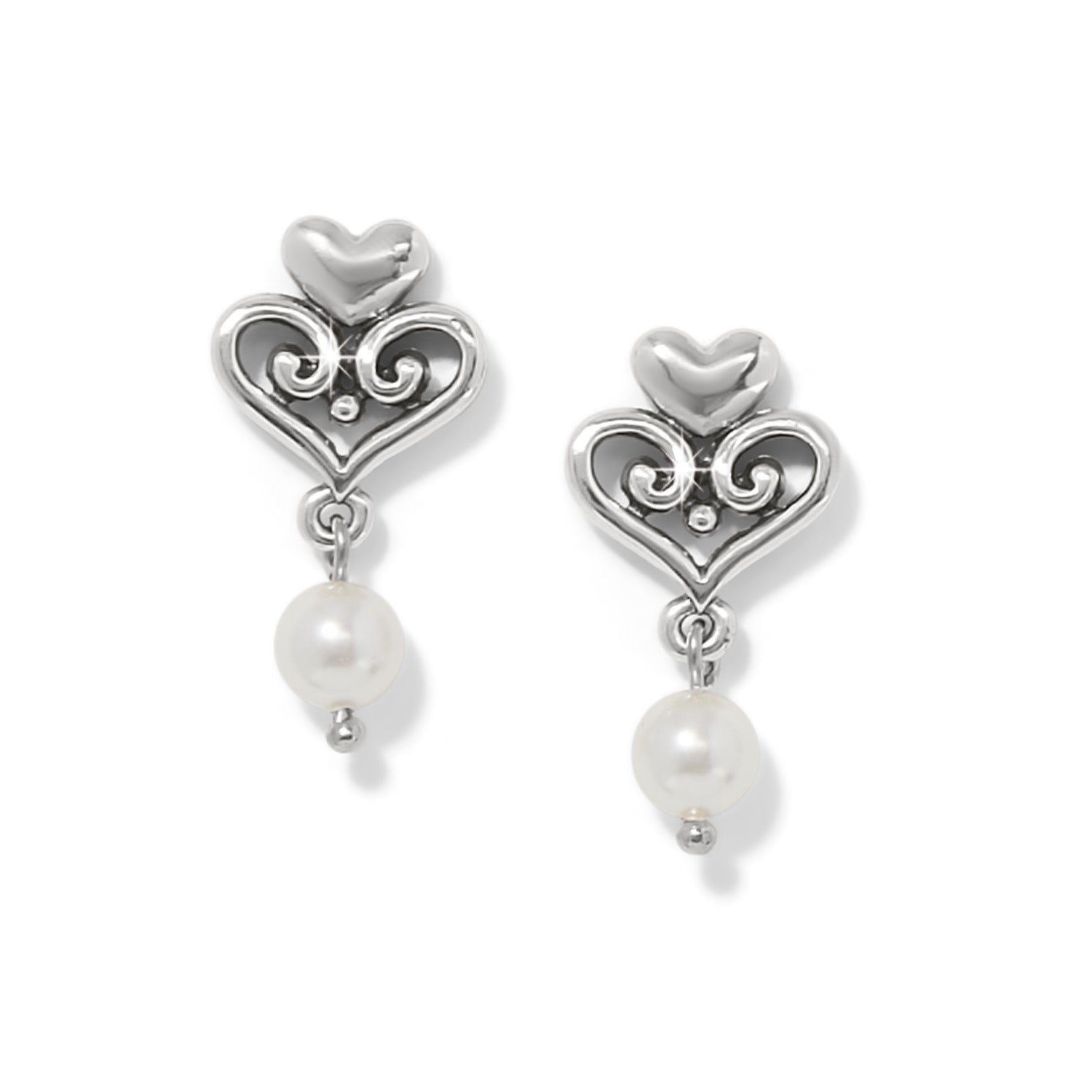 Brighton Alcazar Amor Pearl Post Drop Earrings - Juli's Wearable Art