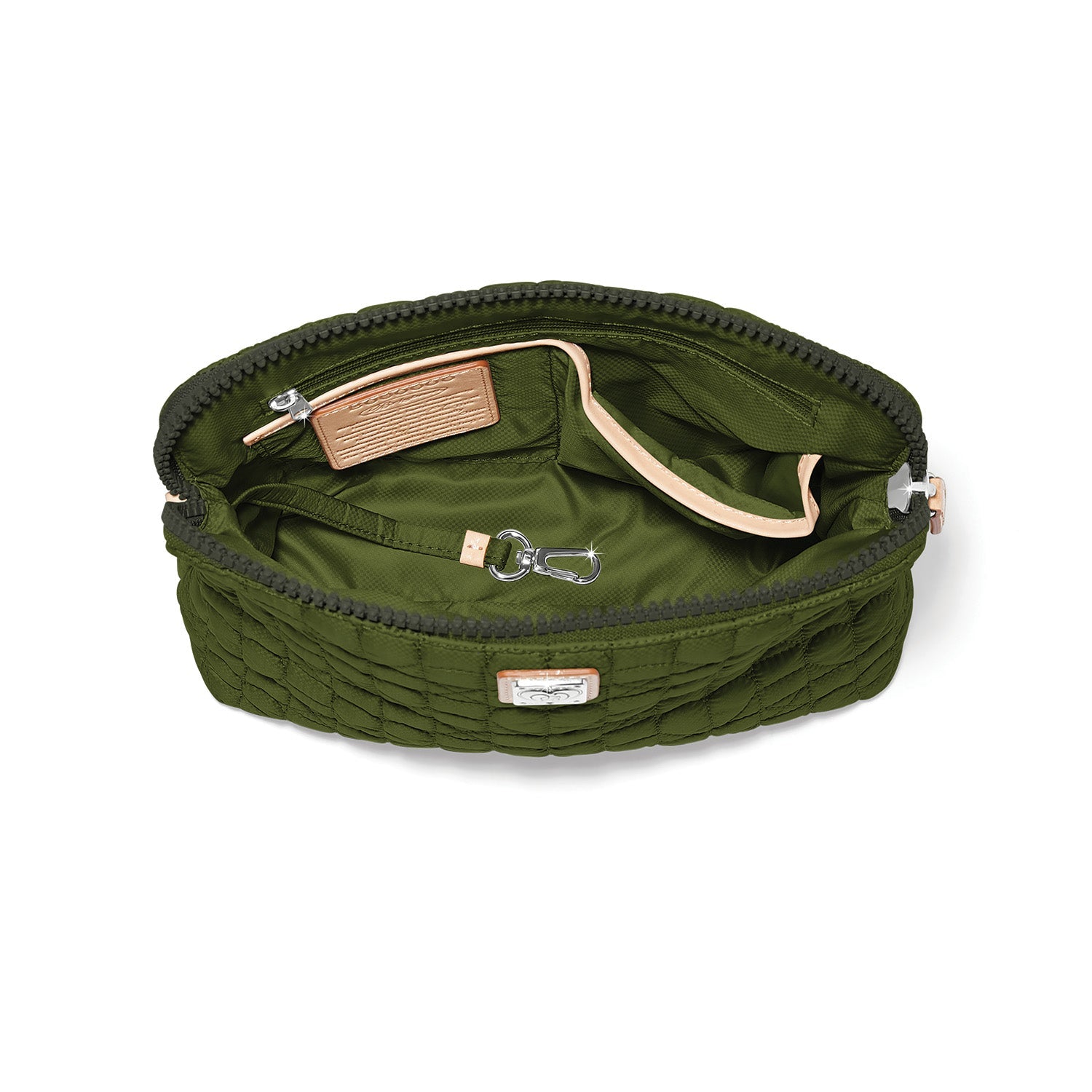 Brighton Alina Medium Crossbody Bag | Heart Beat Collection | Army Green - Juli's Wearable Art
