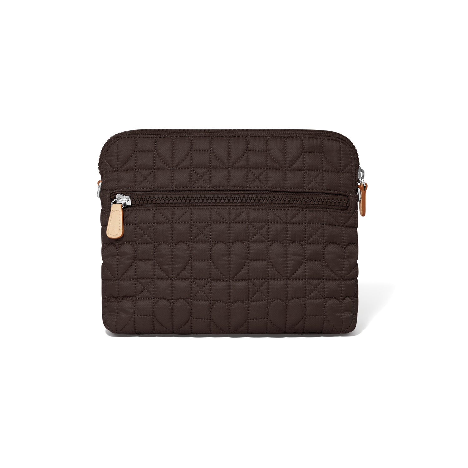 Brighton Alina Medium Crossbody Bag | Heart Beat Collection |Cocoa - Juli's Wearable Art