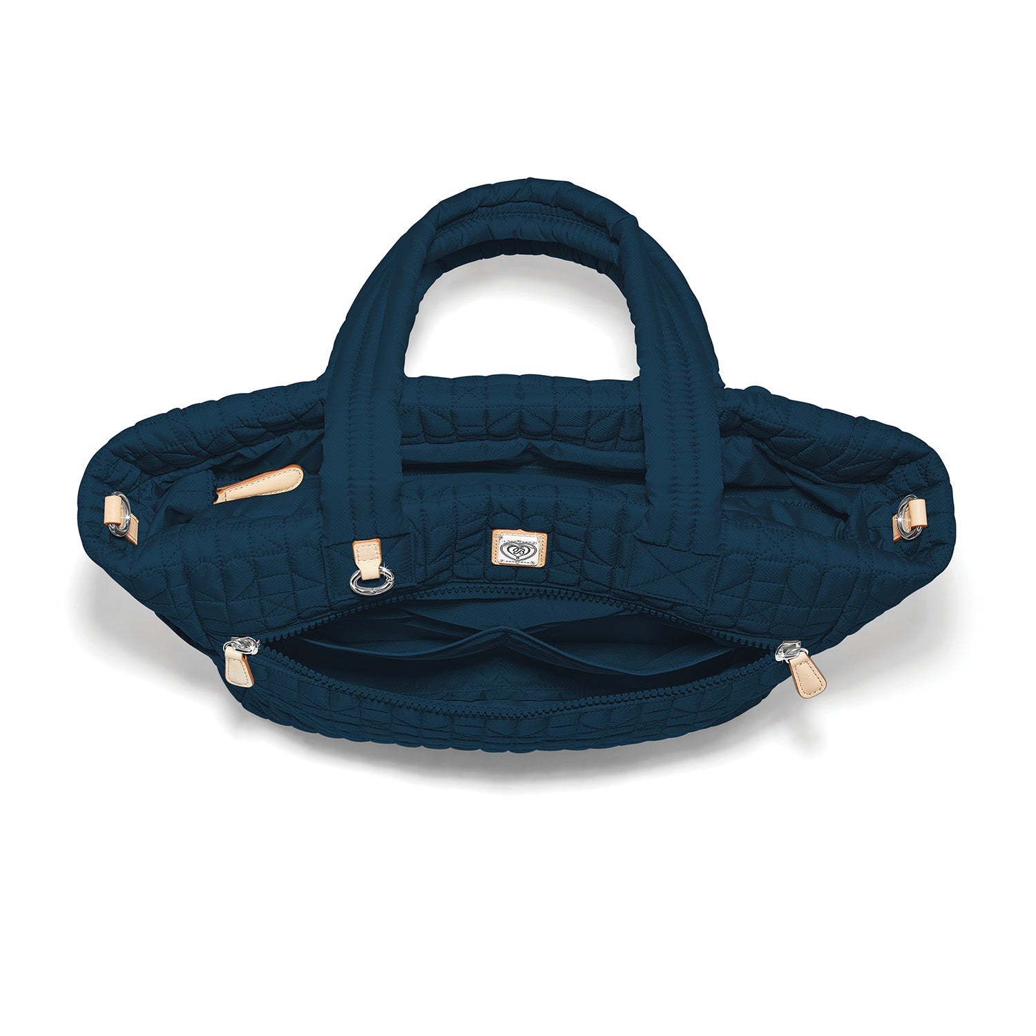 Brighton Amara Large Tote | Heart Beat Collection | Navy Blue - Juli's Wearable Art