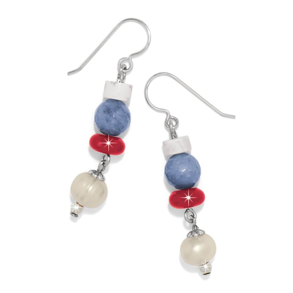 Brighton Americana Beach French Wire Earrings - Juli's Wearable Art