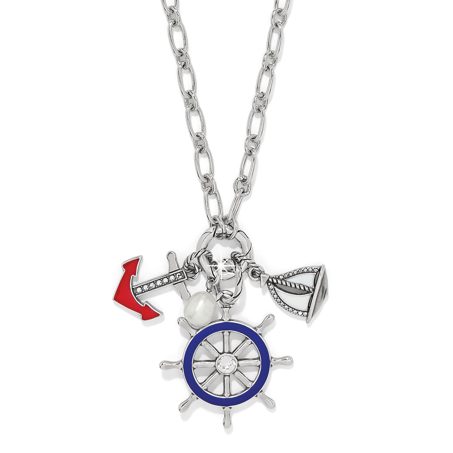 Brighton Americana Yacht Club Charm Necklace - Juli's Wearable Art