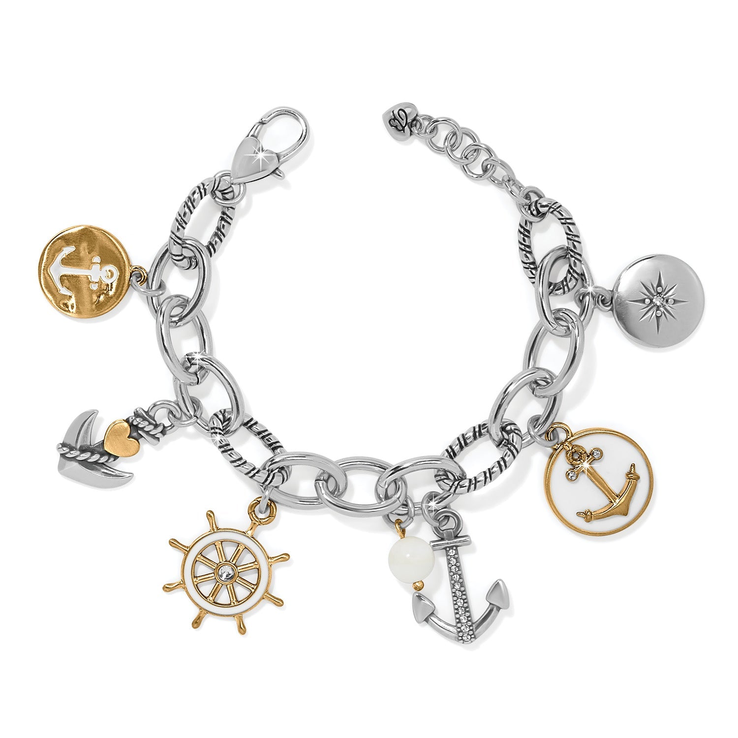 Brighton Anchors Aweigh Charm Bracelet - Juli's Wearable Art