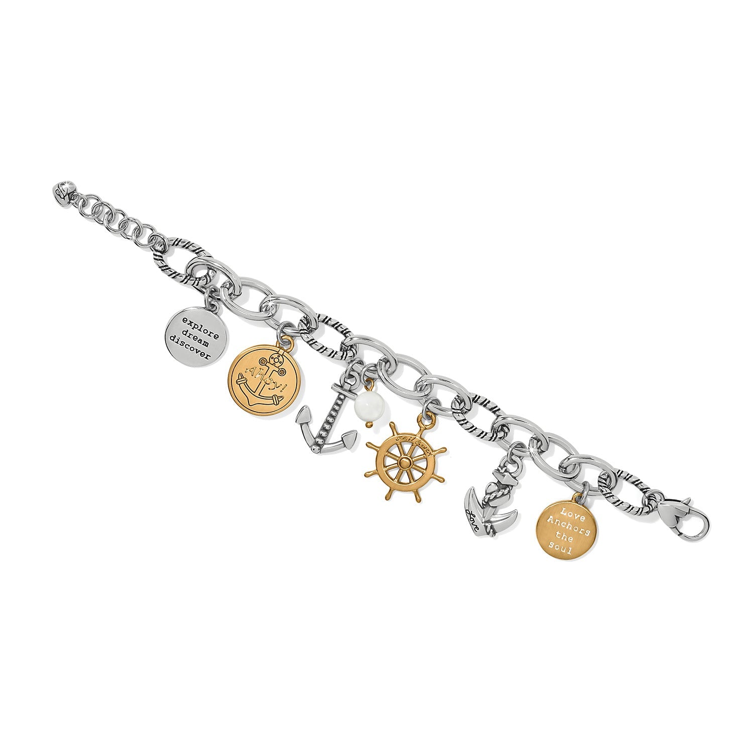 Brighton Anchors Aweigh Charm Bracelet - Juli's Wearable Art