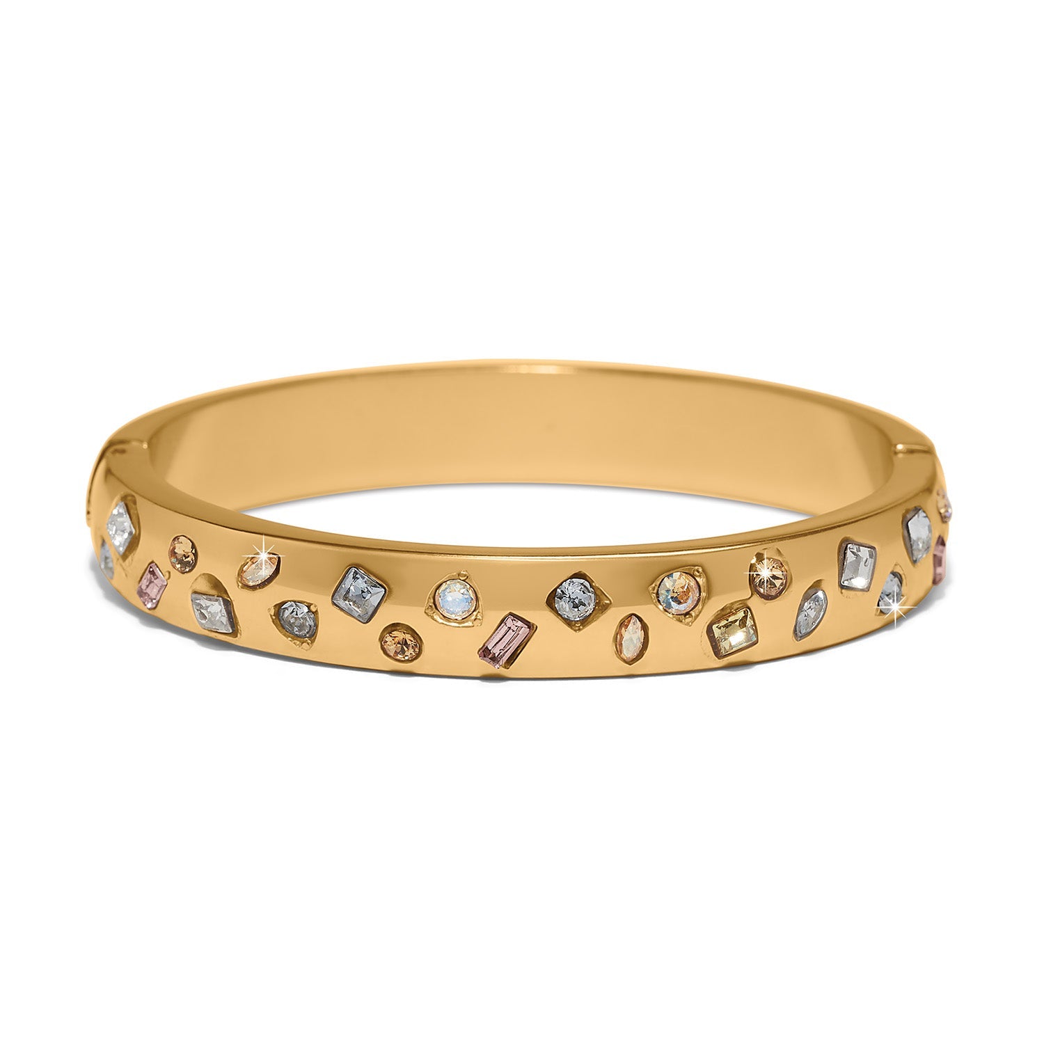 Brighton B Radiant Hinged Bangle – Gold - Juli's Wearable Art
