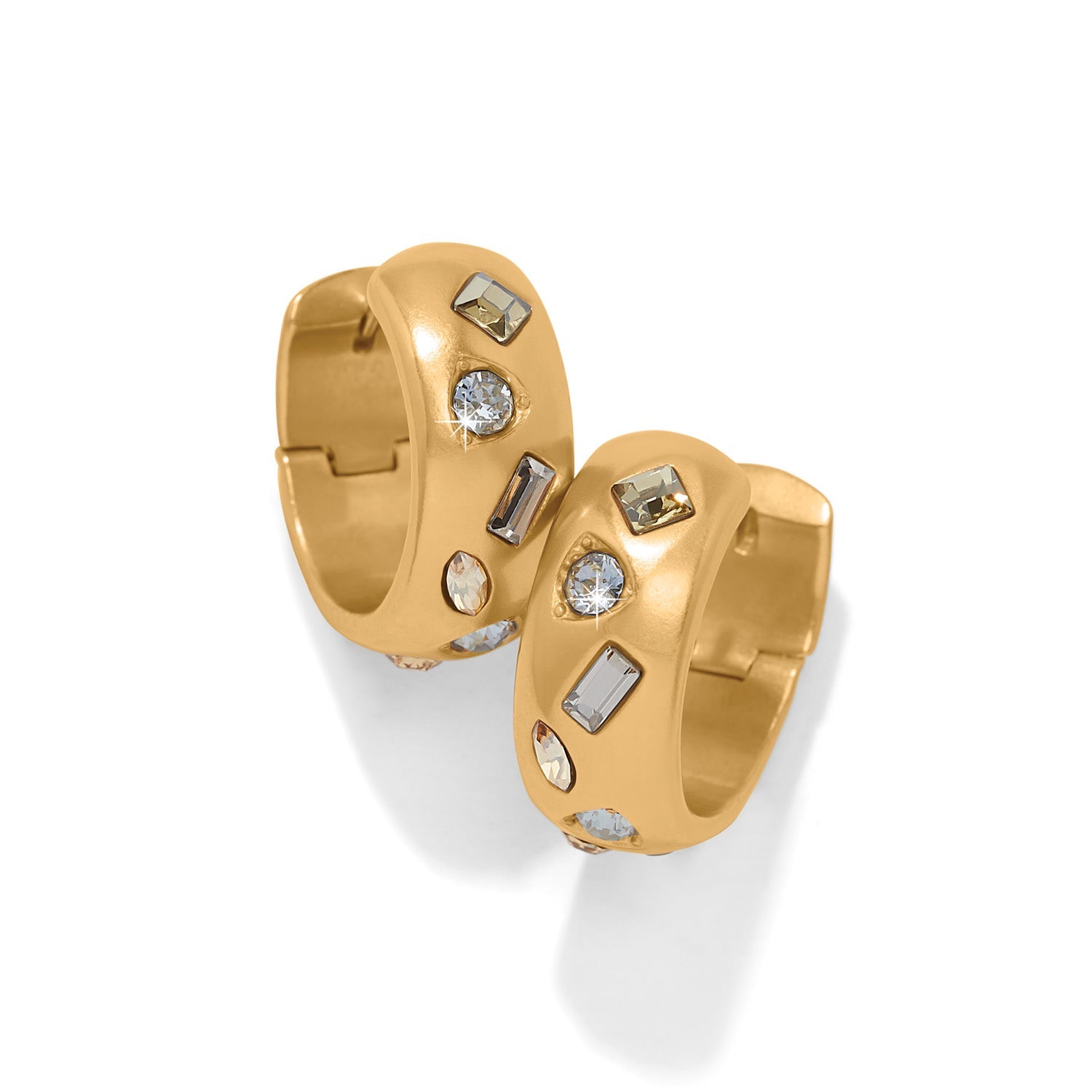 Brighton B Radiant Hoop Earrings – Gold - Juli's Wearable Art