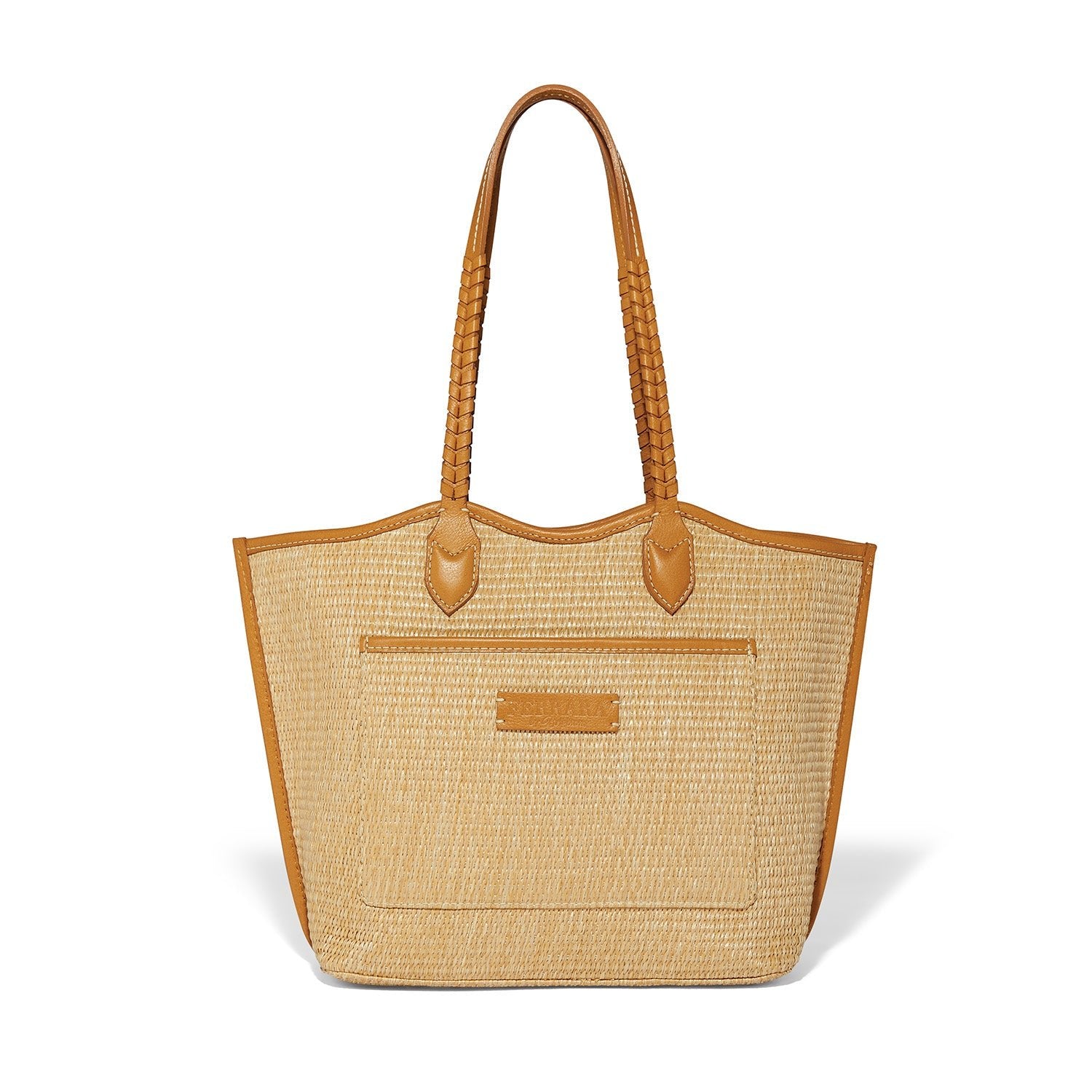 Brighton Bruna Large Straw Tote | Blonde - Juli's Wearable Art