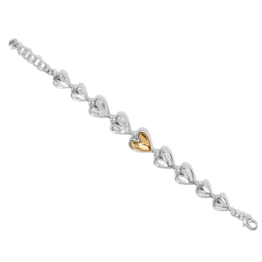 Brighton Cascade Heart Bracelet – Silver - Gold - Juli's Wearable Art