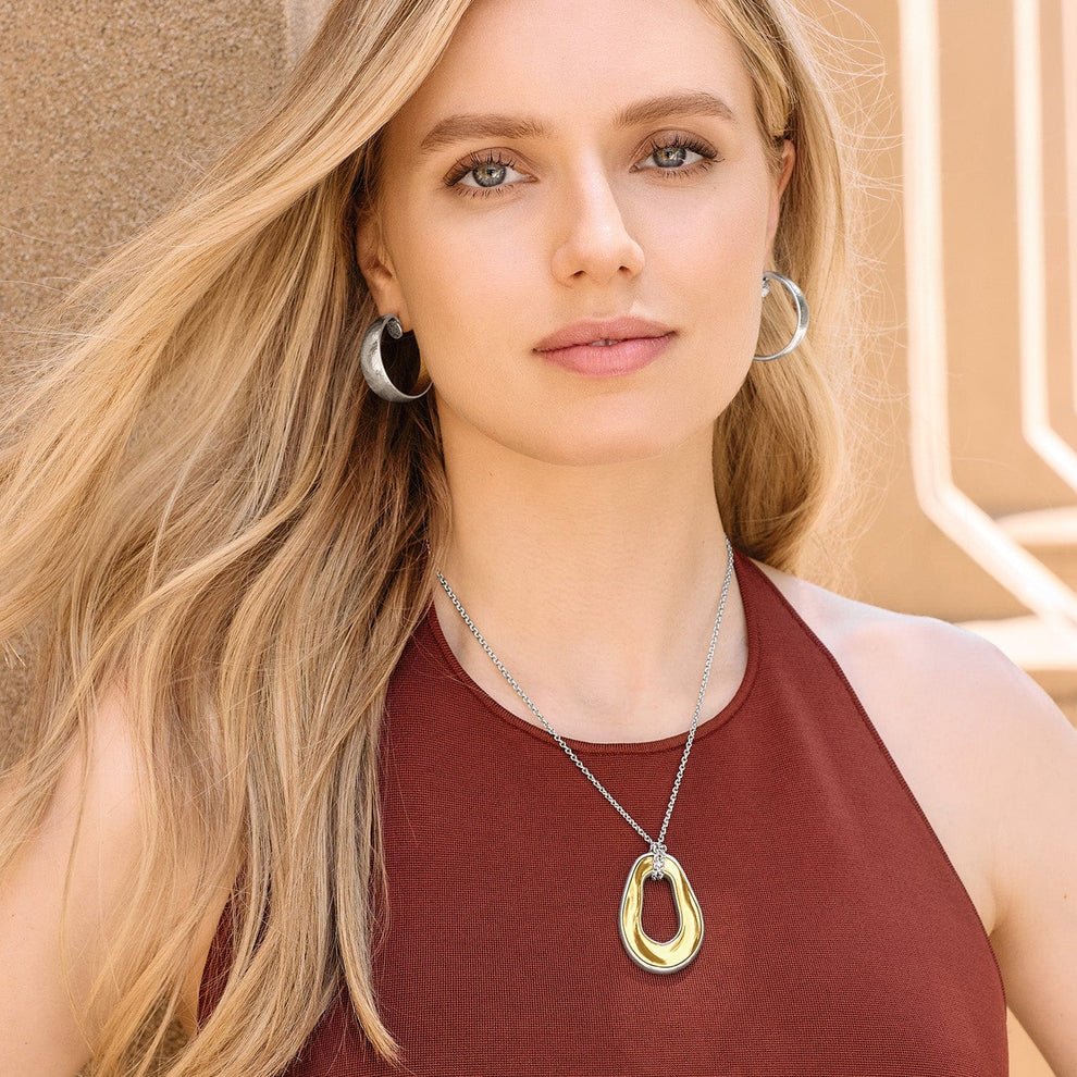 Brighton Cascade Rio Necklace – Silver - Gold - Juli's Wearable Art