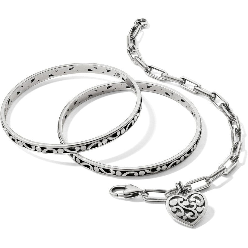 Brighton Contempo Heart Link Bracelet - Juli's Wearable Art