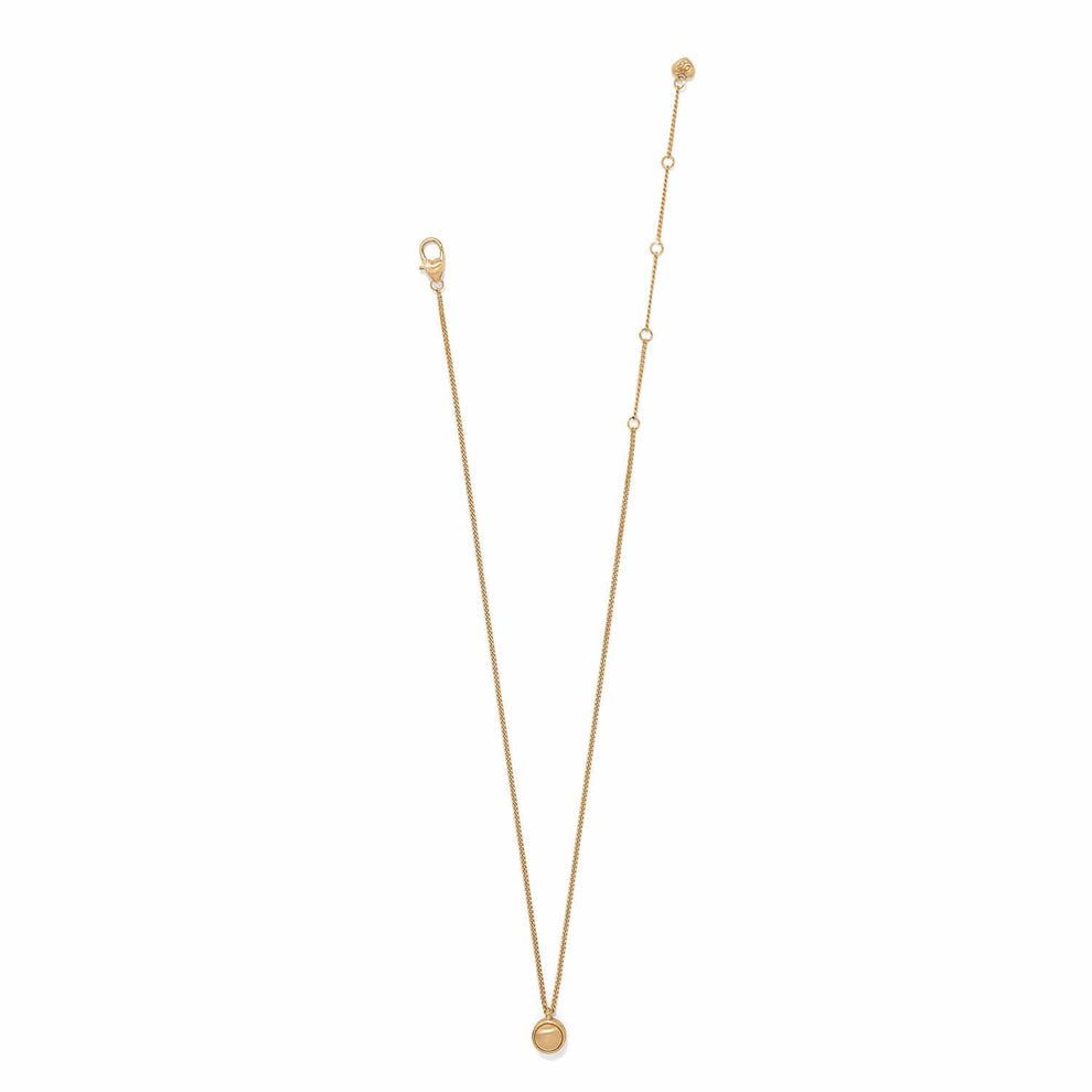 Brighton Contempo Nuevo Petite Dome Necklace - Gold - Juli's Wearable Art