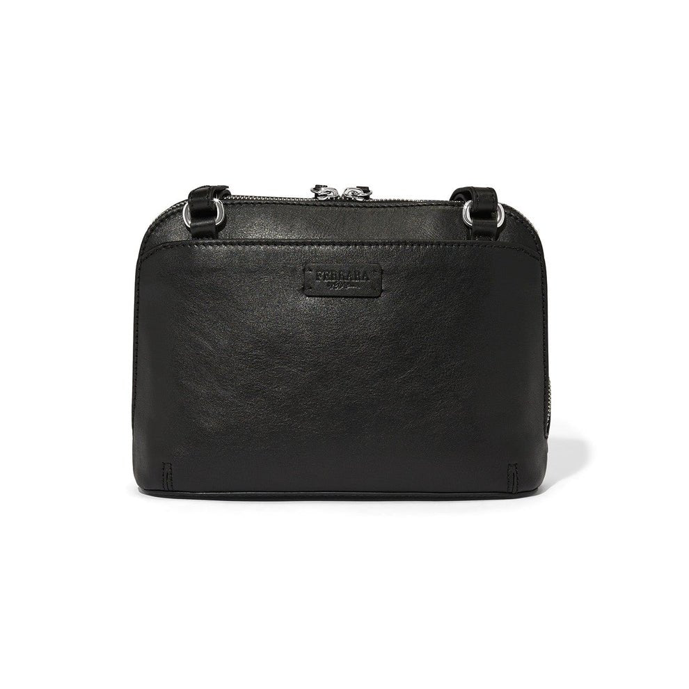 Brighton Elma Domed Organizer – Black Leather - Juli's Wearable Art
