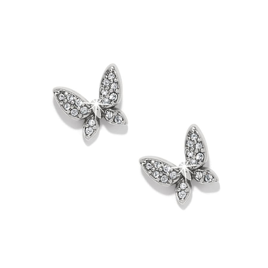 Brighton Enchanting Butterfly Post Earrings - Silver - Juli's Wearable Art