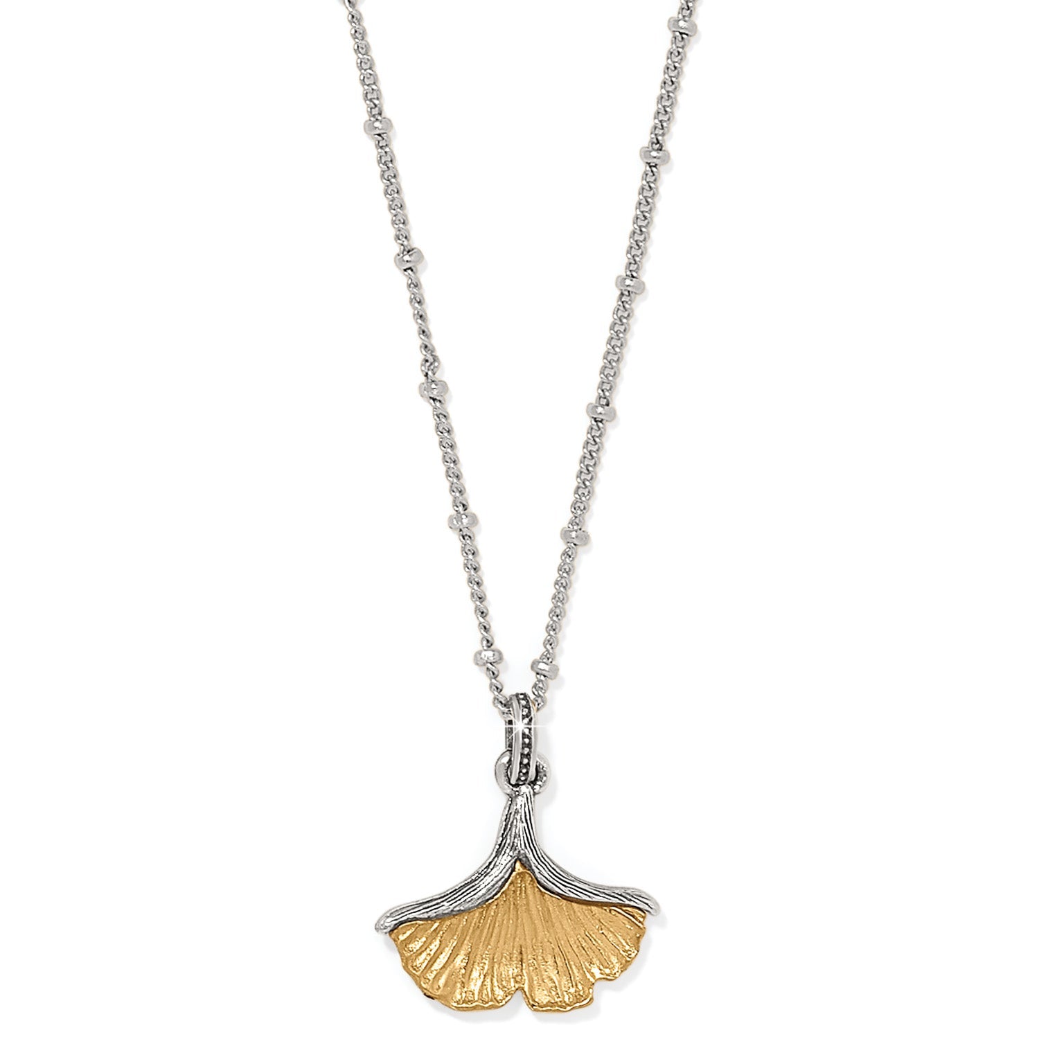 Brighton Everbloom Ginkgo Petite Necklace - Juli's Wearable Art