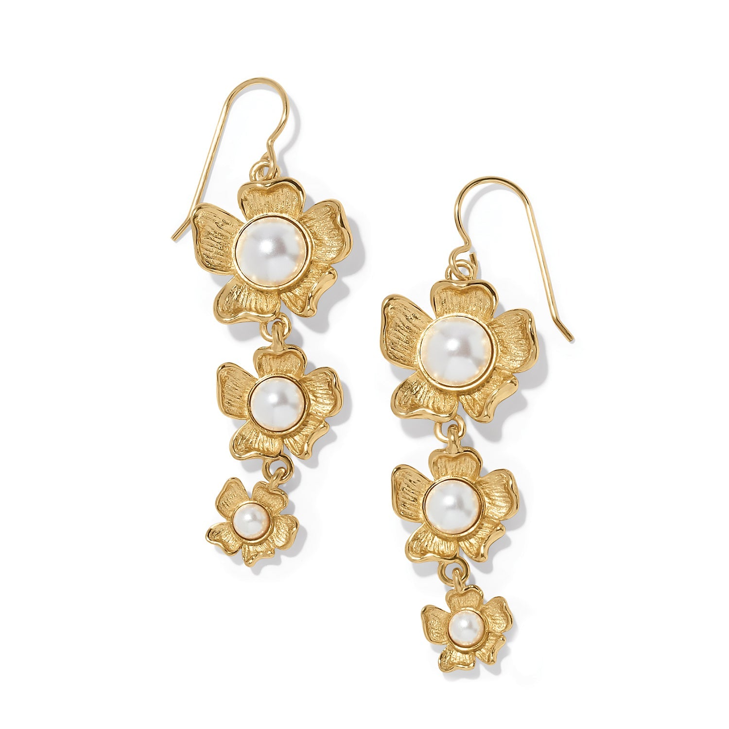 Brighton Everbloom Pearl Drop Earrings - Juli's Wearable Art