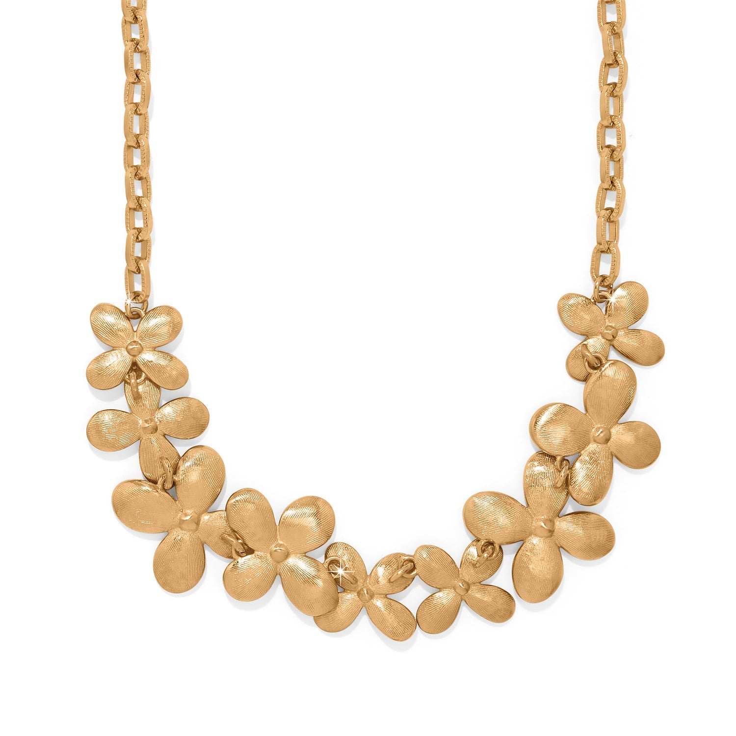 Brighton Everbloom Petal Pavé Necklace – Gold - Juli's Wearable Art