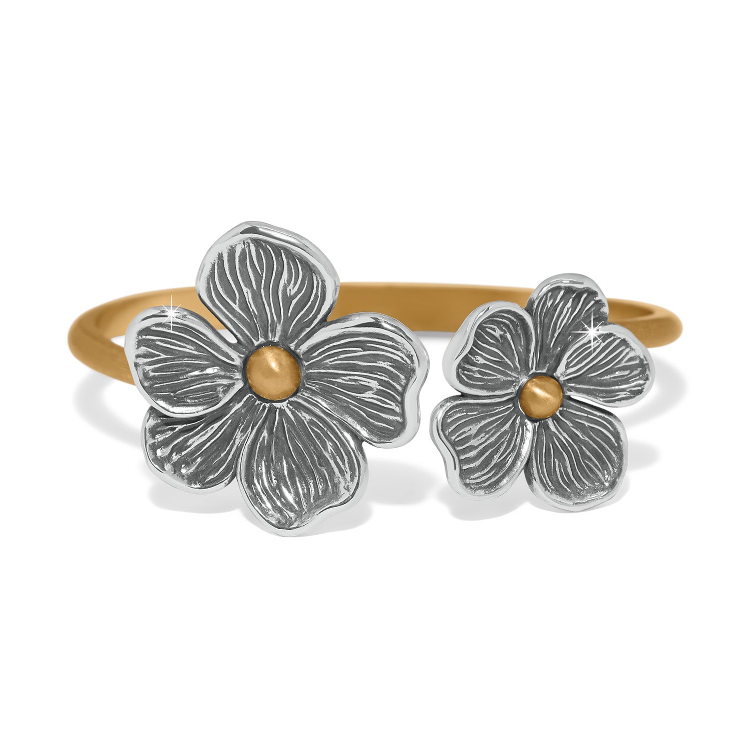 Brighton Everbloom Windflower Open Hinged Bangle - Juli's Wearable Art