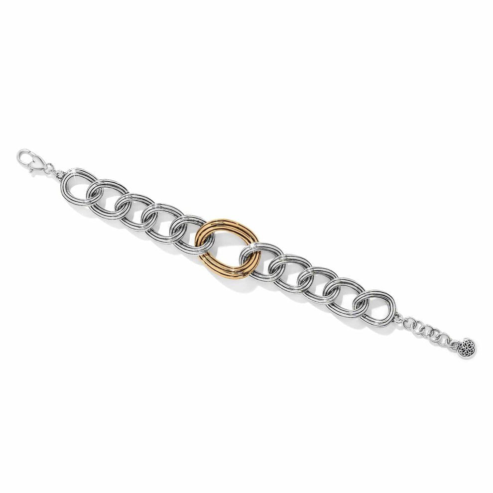 Brighton Ferrara Eterna Link Bracelet – Silver - Gold - Juli's Wearable Art