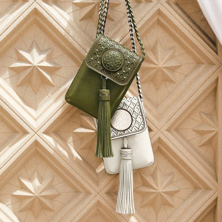 Brighton Ferrara La Belleza Phone Organizer in Verde Green - Juli's Wearable Art