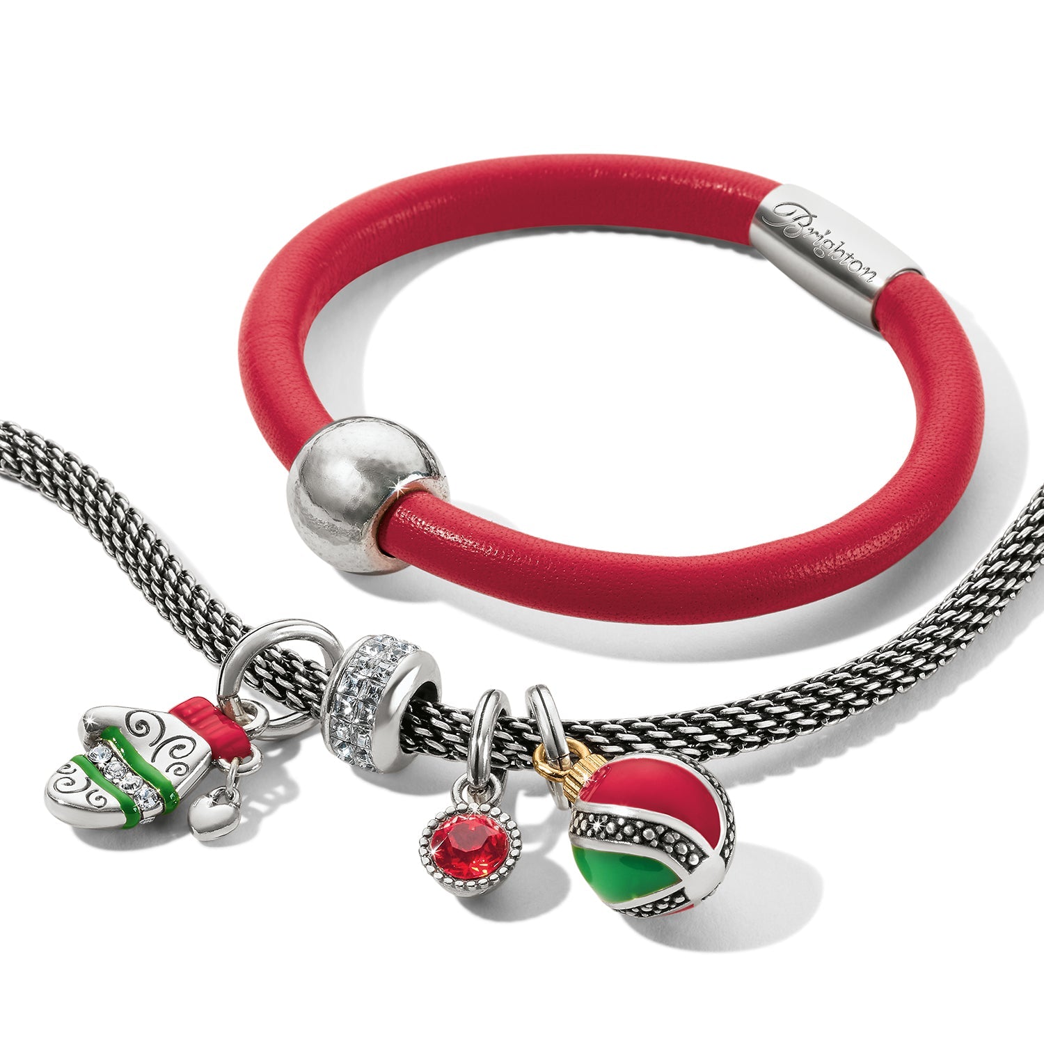 Brighton Glitz Highlight Amulet Siam Red - Juli's Wearable Art