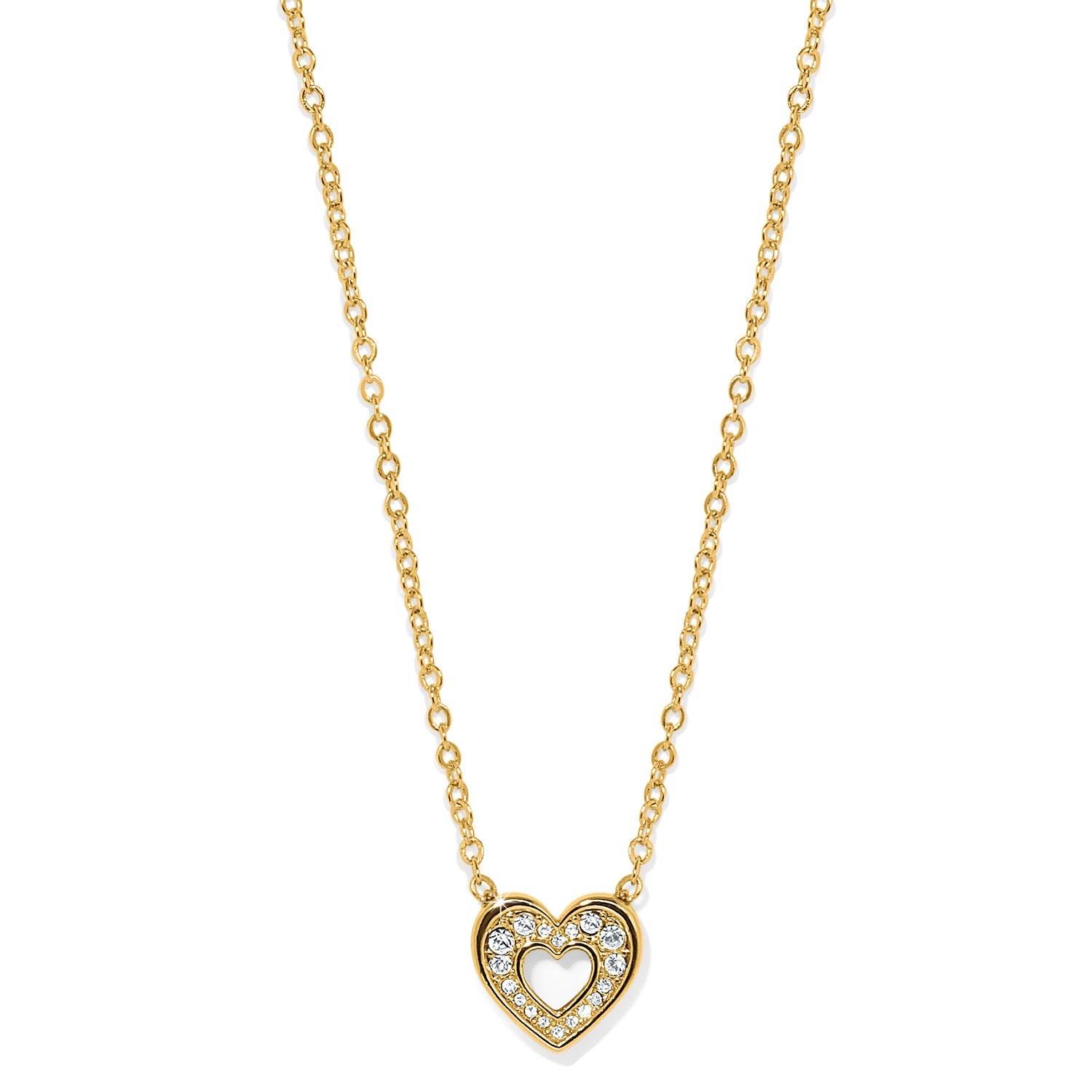 Brighton Gold Enchanting Heart Necklace - Juli's Wearable Art