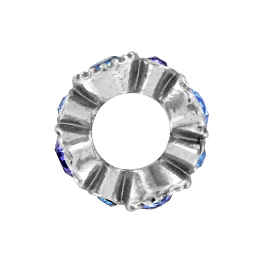 Brighton Halo Stargazer Crystal Spacer Bead | Tanzanite Purple & Blue - Juli's Wearable Art