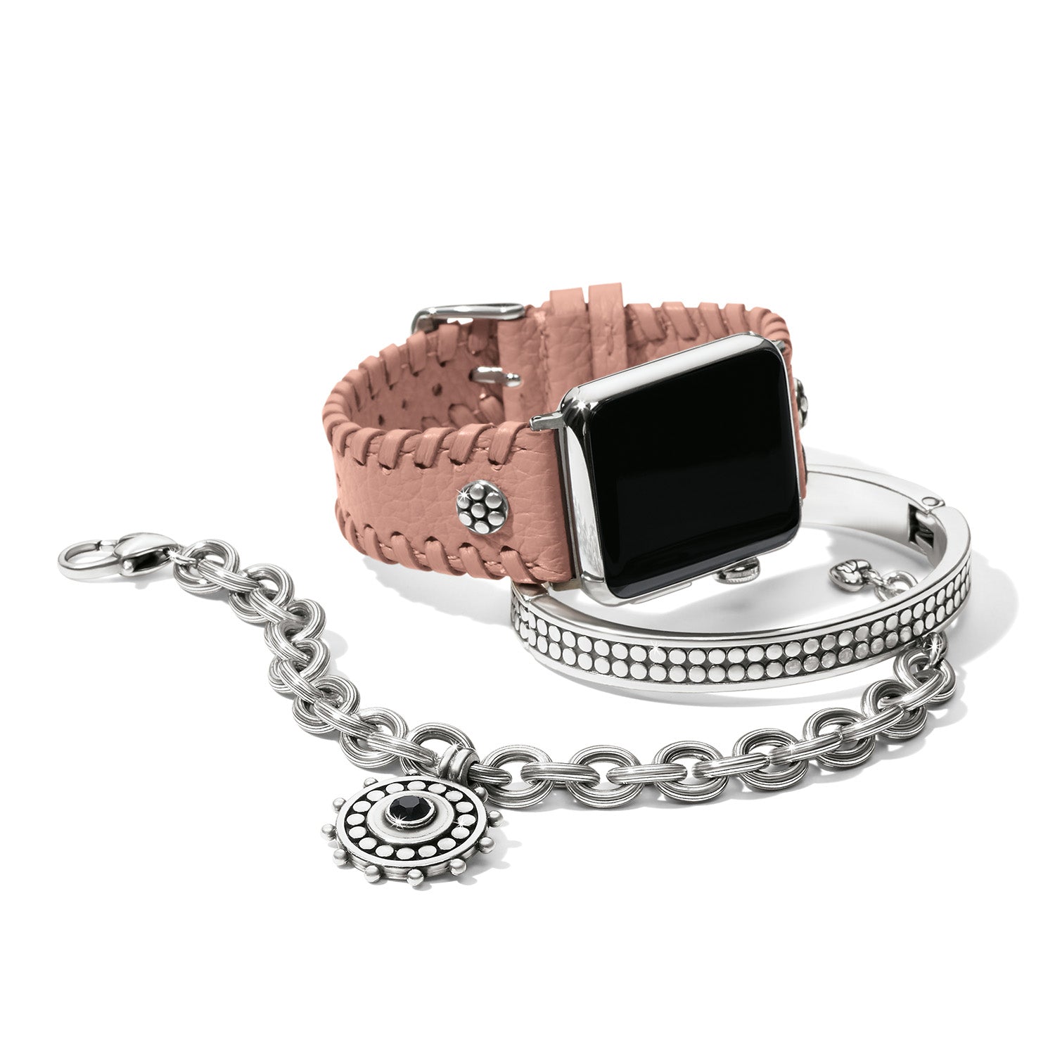 Brighton Harlow Laced Watch Band - Pink Sand - Juli's Wearable Art